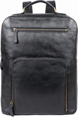 Hidesign Black Solid Backpack