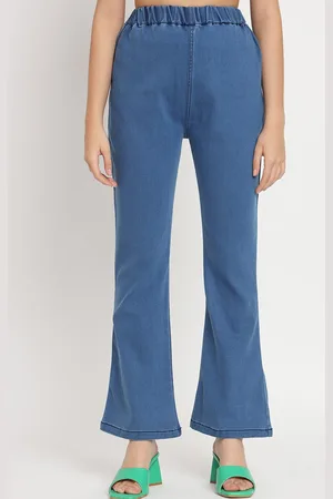 AngelFab Women Cotton Denim Jeggings