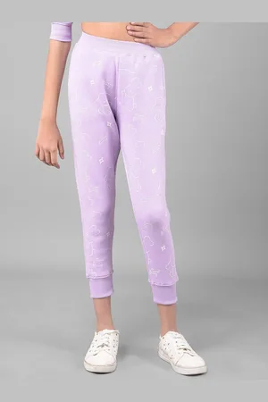 Crimsoune Club Girls Graphic Printed Joggers