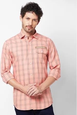 Giordano Slim Fit Checked Cotton Casual Shirt