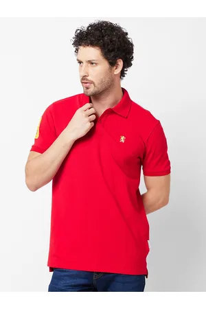Giordano Polo Collar Slim Fit Cotton Lycra T-shirt