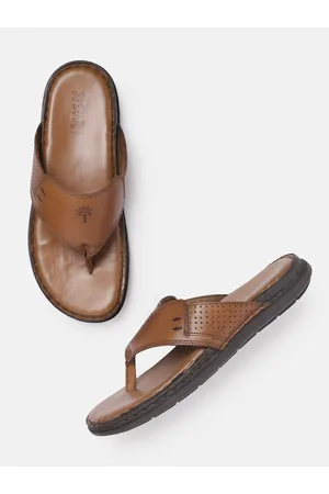 Woodland Men Textured Detail Comfort Sandals