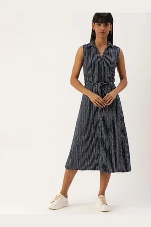 Campus Women Black Printed Maxi Dress