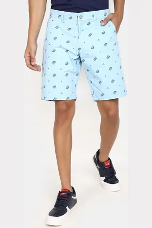 V-Mart Men Conversational Printed Regular Fit Mid-Rise Cotton Shorts