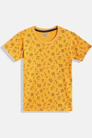 Eteenz Boys Printed Cotton T-shirt