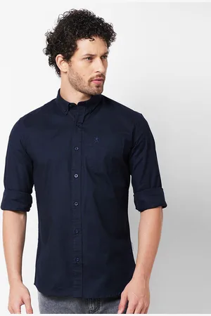 Giordano Slim Fit Button-Down Collar Pure Cotton Casual Shirt