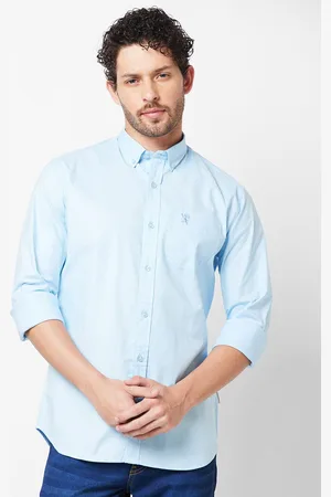 Giordano Slim Fit Button-Down Collar Cotton Casual Shirt