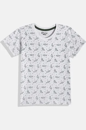 Eteenz Boys Conversational Printed Cotton T-shirt