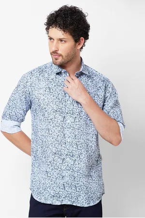 Giordano Slim Fit Floral Printed Casual Shirt