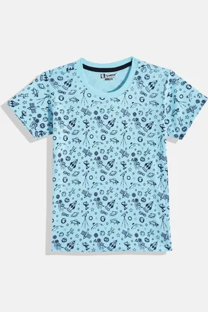 Eteenz Boys Printed Cotton T-shirt