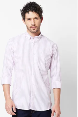 Giordano Slim Fit Striped Casual Shirt