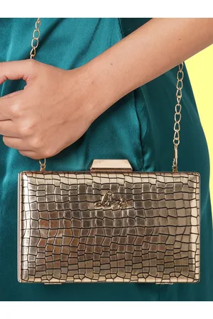 LAVIE Tinkle Women Gold Framed Clutch