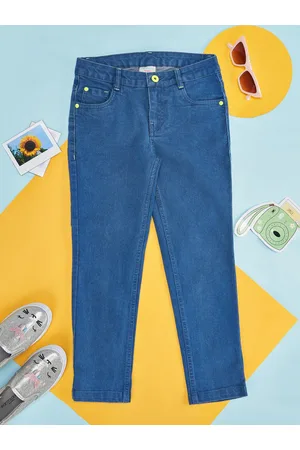 Pantaloons Girls Mid-Rise Clean Look Cotton Jeans