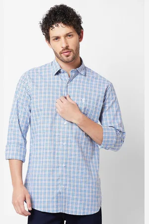 Giordano Slim Fit Tartan Checks Casual Shirt