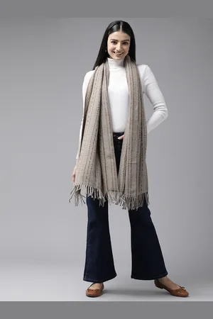 Cayman Striped Woollen Stole