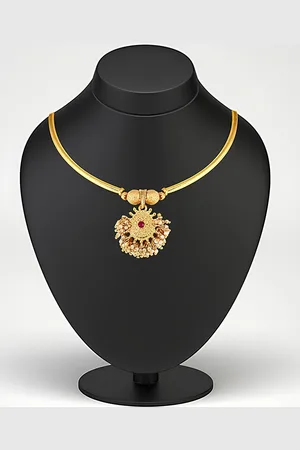 KARISHMA KREATIONS Gold-Plated Beads & Stones-Studded Necklace
