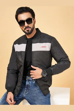 Pantaloons Colourblocked Stand Collar Long Sleeve Bomber Jacket