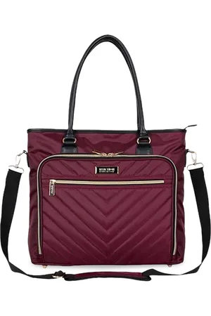 Kenneth Cole Structured Up to 16 inch Handheld Bag with Quilted