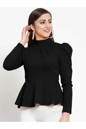 Dream Beauty Fashion Puff Sleeves Peplum Top