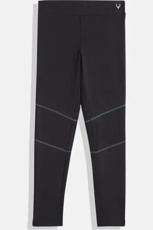 Allen Solly Girls Solid Ankle Length Leggings