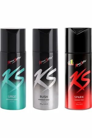 Kamasutra Men Set of 3 Deodorant Spray 150ml each - Spark + Urge + Rush