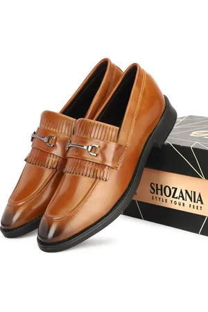 SHOZANIA Men Leather Formal Loafers