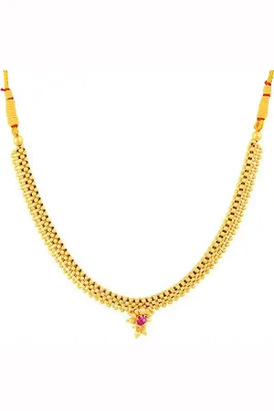 KARISHMA KREATIONS Gold-Plated Stone-Studded Necklace