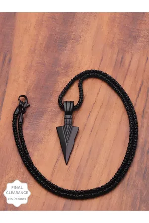 KARISHMA KREATIONS Men Arrow Pendant With Chain