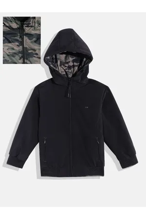 Okane Boys Reversible Hooded Bomber Jacket