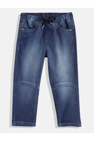 HERE&NOW Boys Comfort Fit Clean Look Stretchable Jeans
