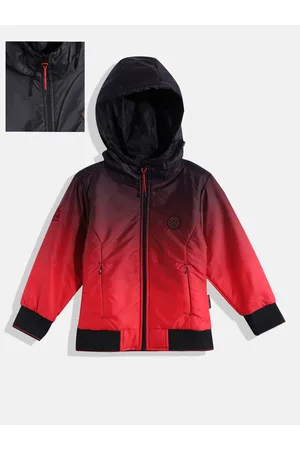 Okane Girls Ombre Reversible Hooded Bomber Jacket