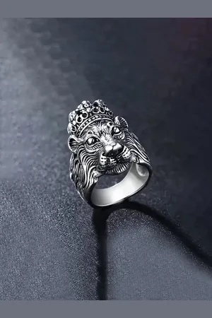 Yellow Chimes Men Silver-Plated Finger Ring
