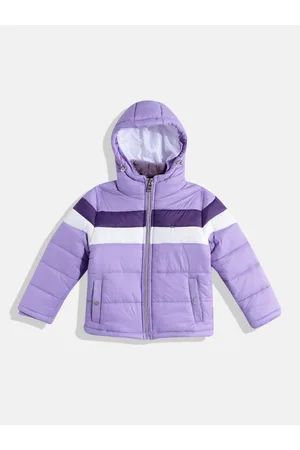 Okane Girls Striped Hooded Padded Jacket