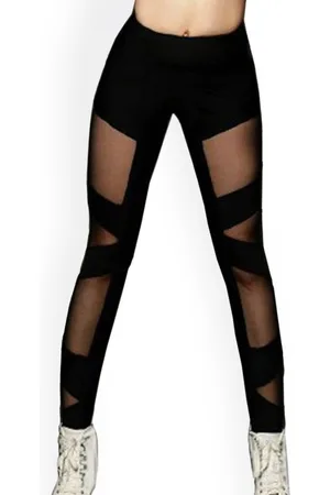 LULU & SKY Women Patterned Semi Sheer Ankle Length Tights