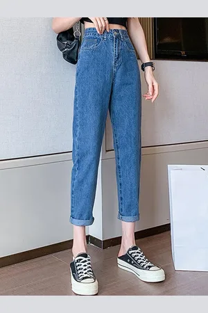 LULU & SKY Women Straight Fit High-Rise Clean Look Stretchable Jeans