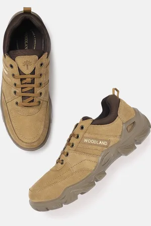 Woodland Men Round-Toe Everyday Nubuck Sneakers