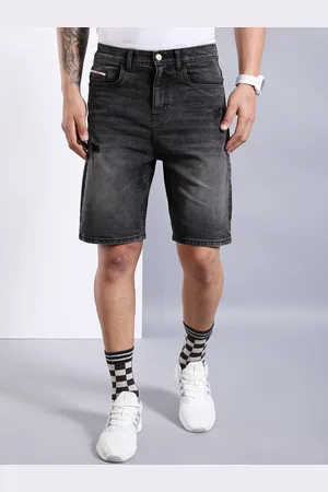 The Indian Garage Co Men Black Outdoor Shorts