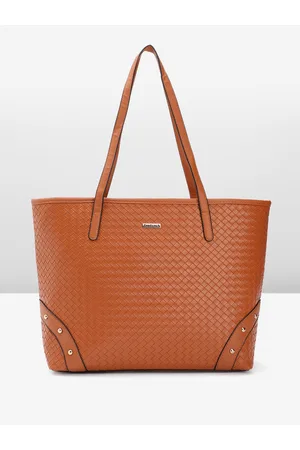 Fastrack Women Textured Oversized Tote Bag Large Zipper Compartment