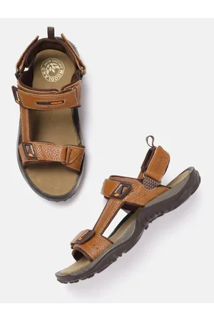 Woodland Men Leather Comfort Sandals