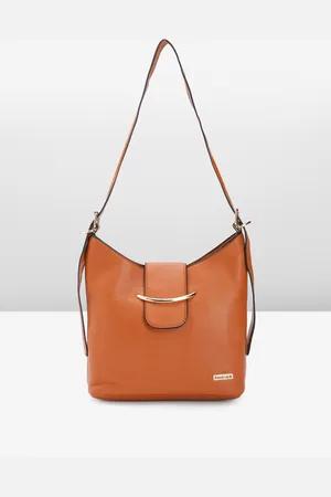 Fastrack Women Solid Hobo Bag with Adjustable Sling Straps