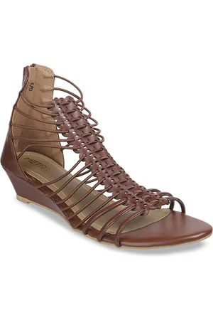 Metro Open Toe Mid Top Wedges Gladiators
