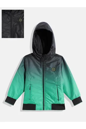 Okane Girls Colourblocked Reversible Padded Jacket