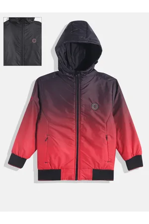 Okane Boys Ombre Reversible Hooded Bomber Jacket