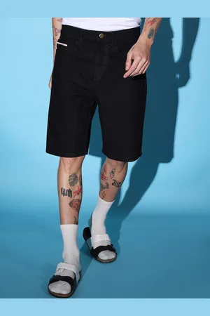 The Indian Garage Co Men Black Outdoor Shorts