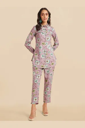 Kalini Floral Printed Shirt With Trousers