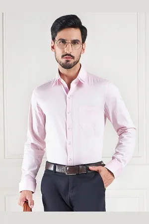 LOUIS STITCH Comfort Spread Collar Formal Cotton Shirt
