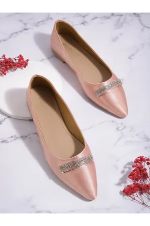 DressBerry Women Embellished Slip-On Ballerinas