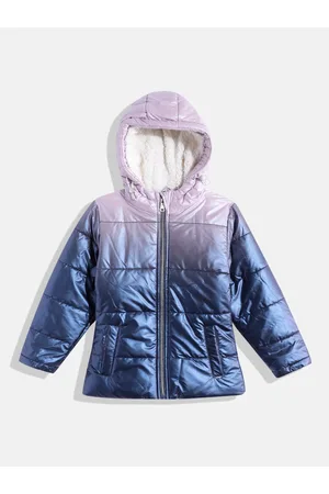 Okane Girls Ombre Hooded Padded Jacket