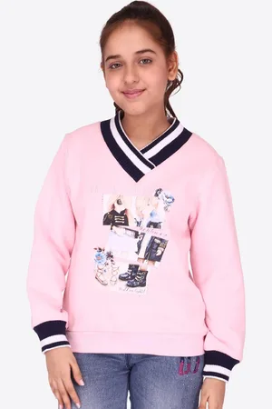 CUTECUMBER Girls Embellished Pullover