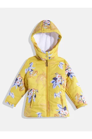 Okane Girls Floral Print Padded Jacket